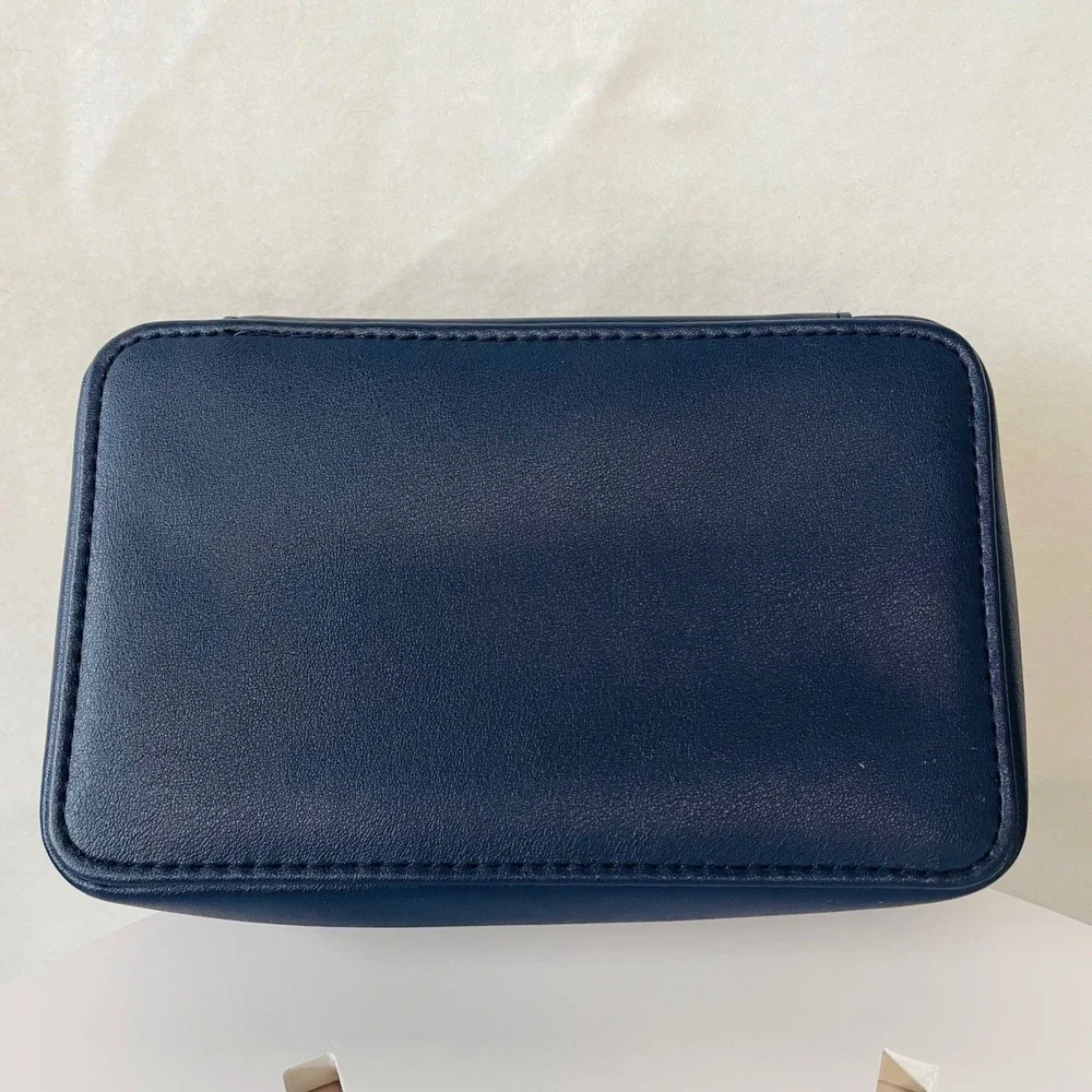 Missoni Delta Exclusive Navy Blue Cosmetic Travel Bag Organizer Zip Pouch‎